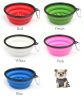 Portable Pet Feeder Travel Foldable Pet Dog Bowl Silicone Collapsible Slow 350ml/1000ml Feeding Bowl