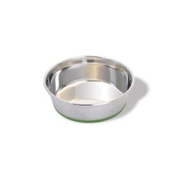 Van Ness Plastics Stainless Steel Dog Bowl Silver Small (Color: Silver, Material: Steel)